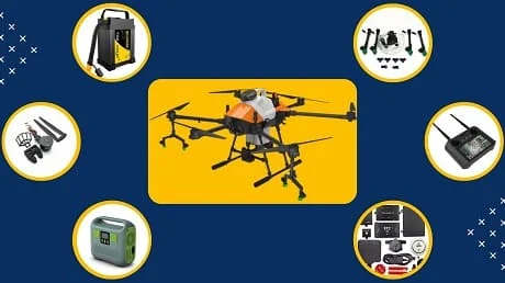 تامین قطعات پهپاد سمپاش